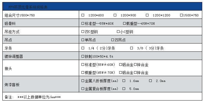 FFU龙骨吊顶系统